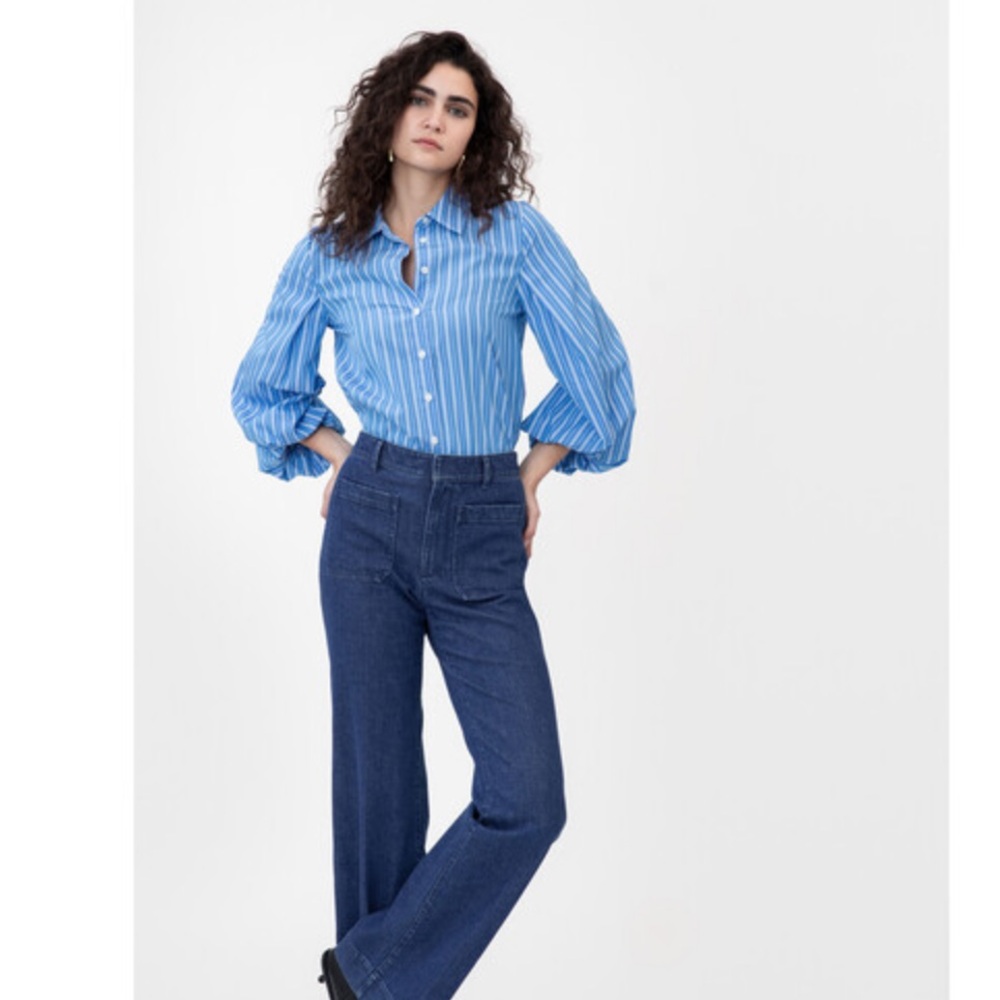 Tanya Taylor Marina Stripe Top - NWT!